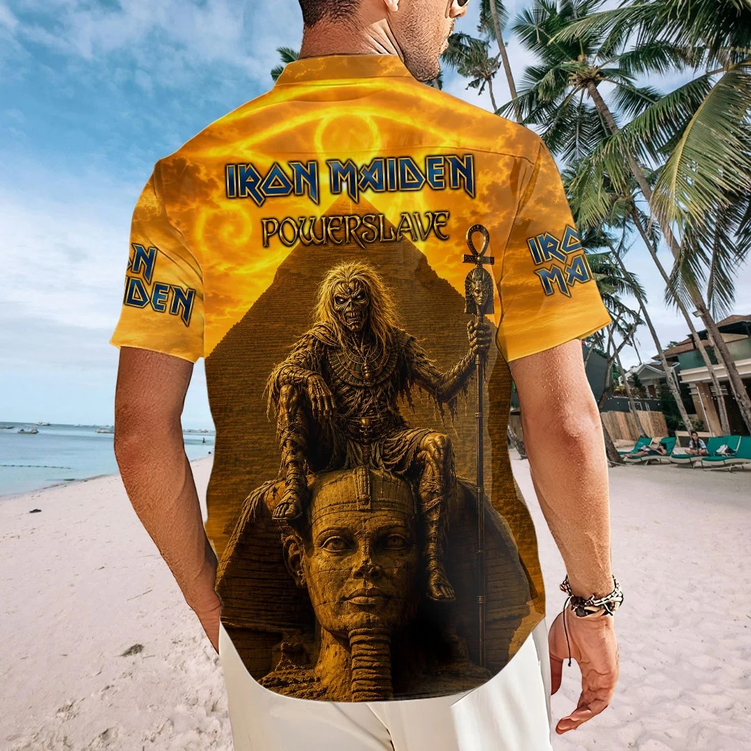 Iron Maiden Short Sleeve Button-Down Shirt – HOATT21640