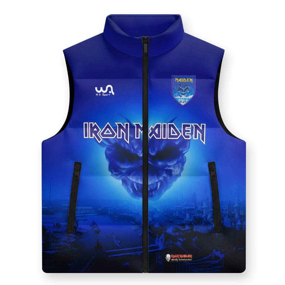 Iron Maiden 3D Sleeveless Down Jacket – TMTHU3079