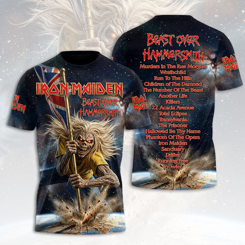 Iron Maiden 2026 World Tour 3D Apparel – HOATT18988