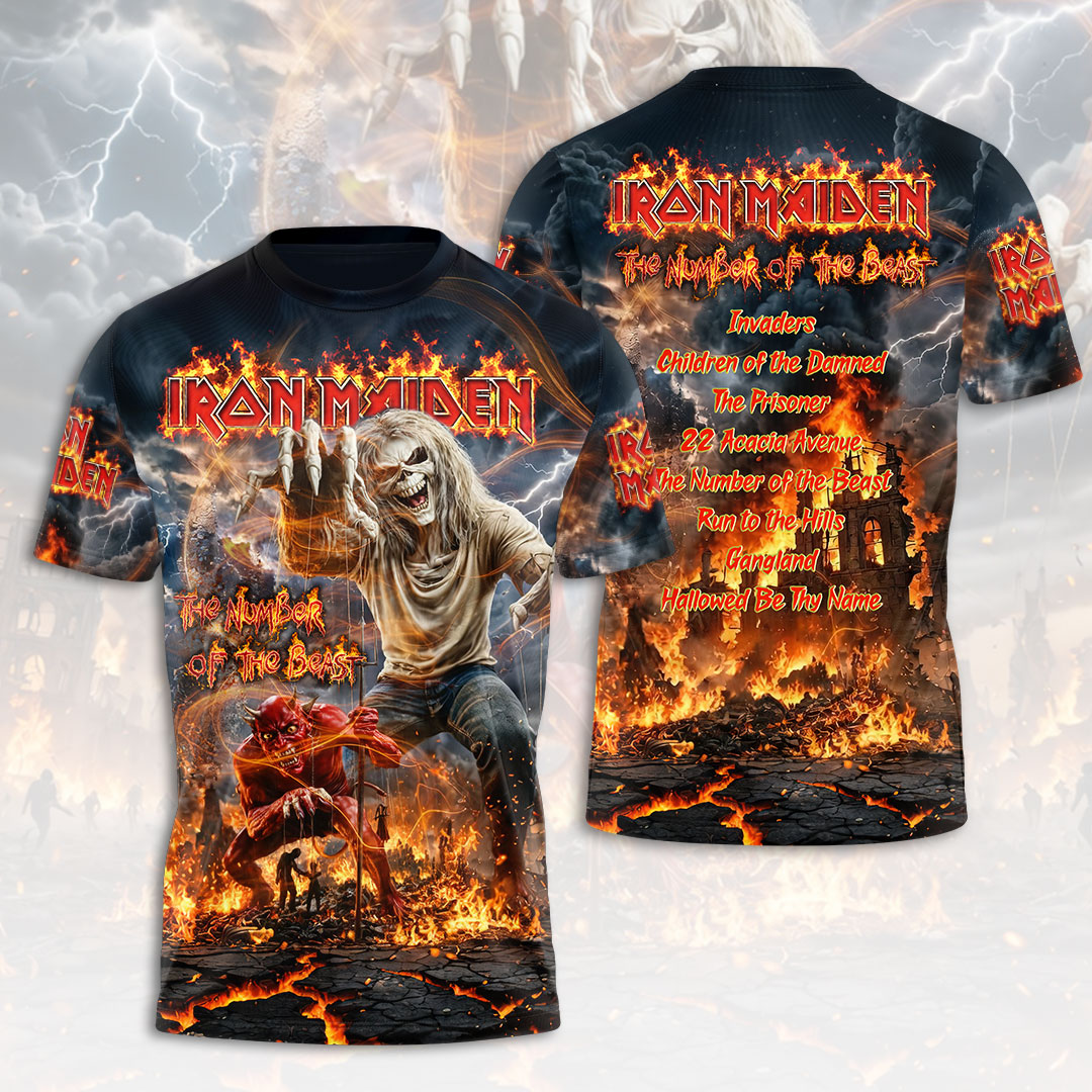 Iron Maiden 3D Apparel – HOATT19853
