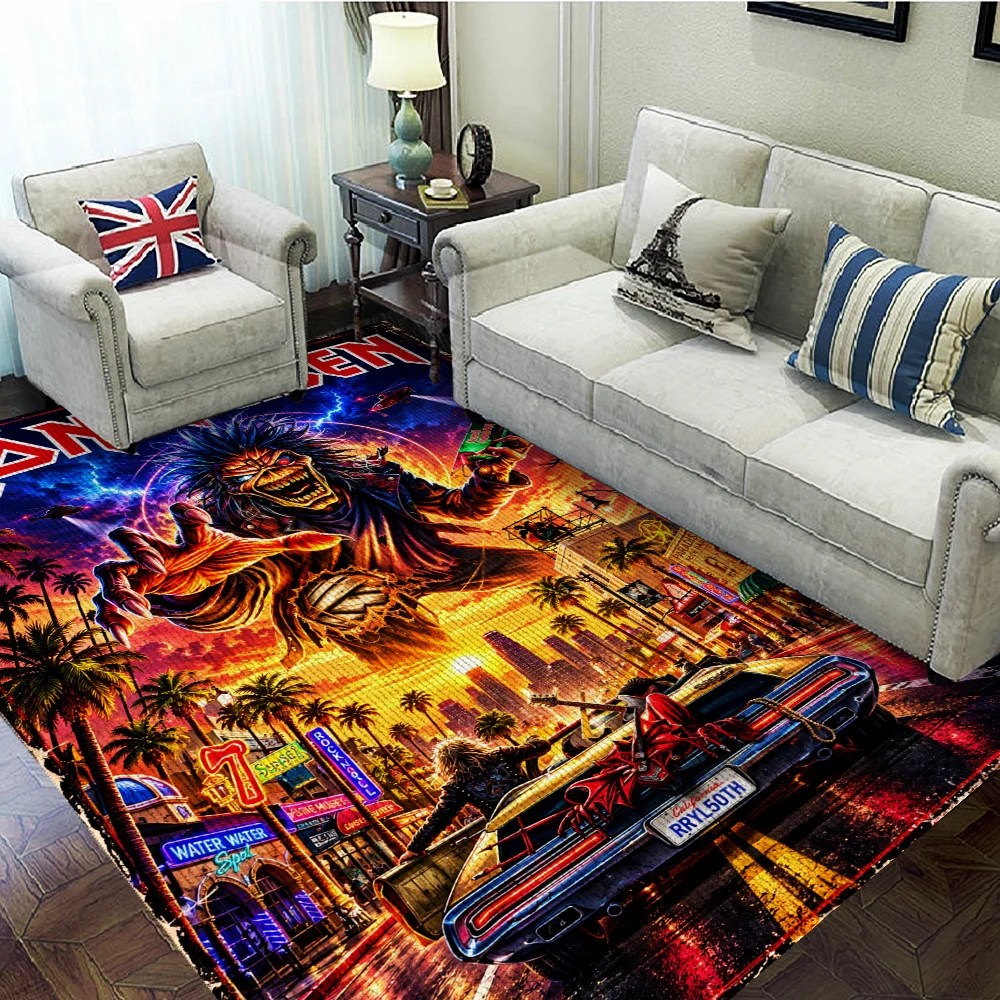 Iron Maiden Tour 2026 Rectangular Rug – TANTN25911