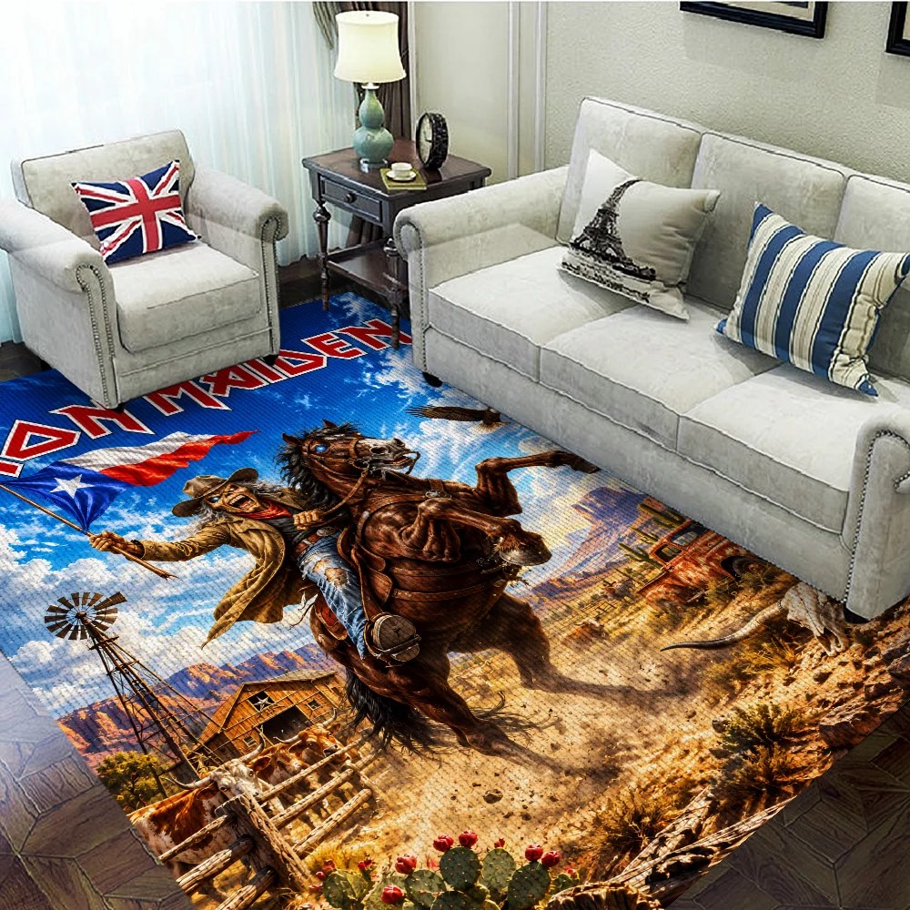 Iron Maiden Tour 2026 Rectangular Rug – TANTN25913