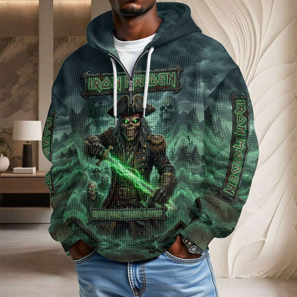 Iron Maiden World Tour 2026 3D Unisex Waffle Hoodie – TMTHU7988