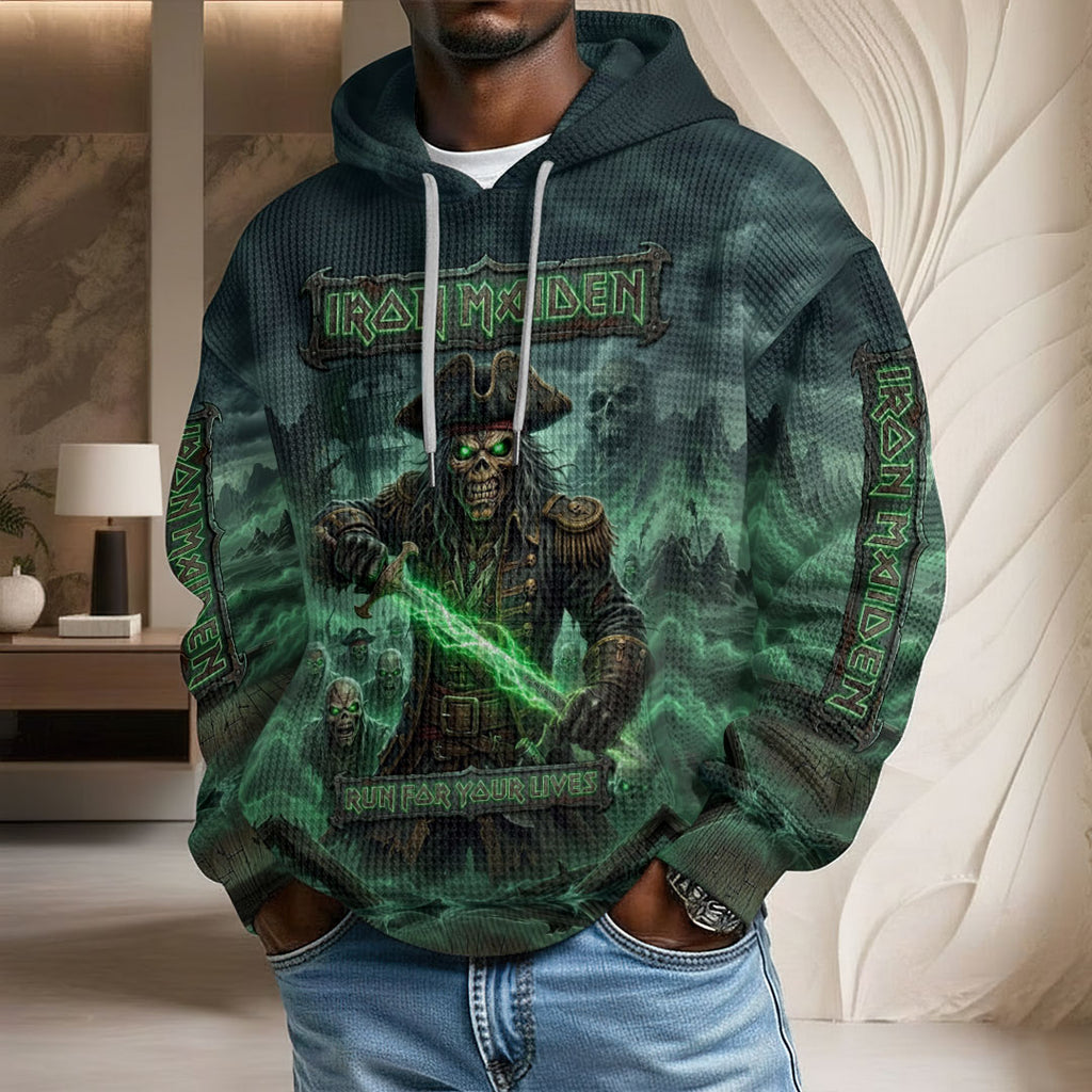 Iron Maiden World Tour 2026 3D Unisex Waffle Hoodie – TMTHU7988
