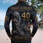 Iron Maiden Zip Polo Shirt – TMTHU8863