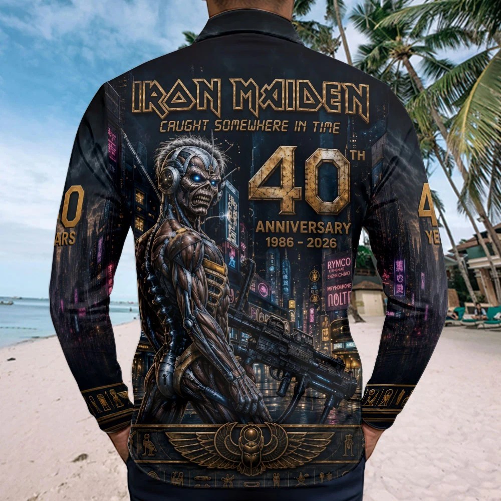 Iron Maiden Zip Polo Shirt – TMTHU8863