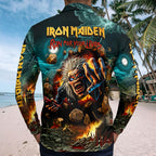 Iron Maiden Zip Polo Shirt – HOAT20288