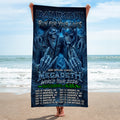 Iron Maiden x Megadeth 2026 World Tour Rectangle Beach Towel – TMTHU7129