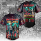 Iron Maiden x Megadeth Baseball Jersey – TMTHU6846