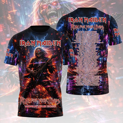 Iron Maiden 2026 World Tour 3D Apparel – HOATT20332