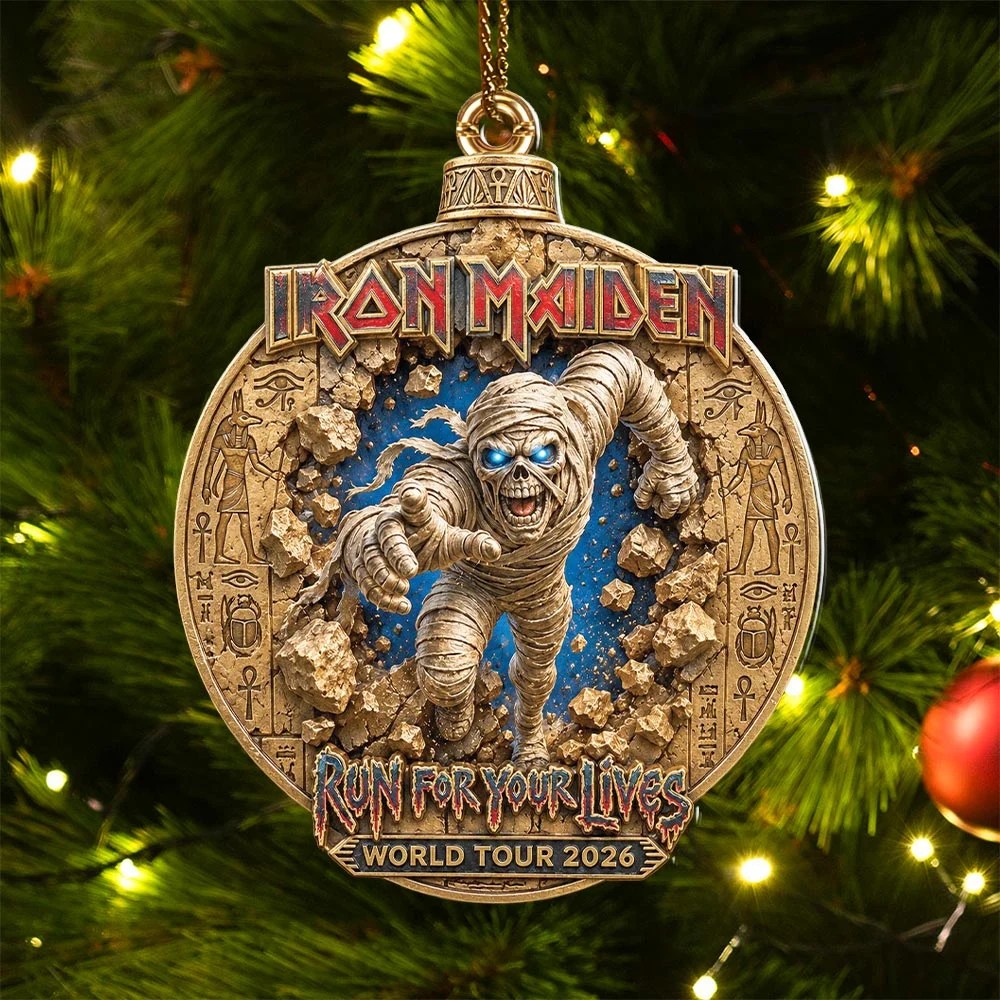 Iron Maiden Custom Shape 2-side Printed Acrylic Ornament – HOATT21564