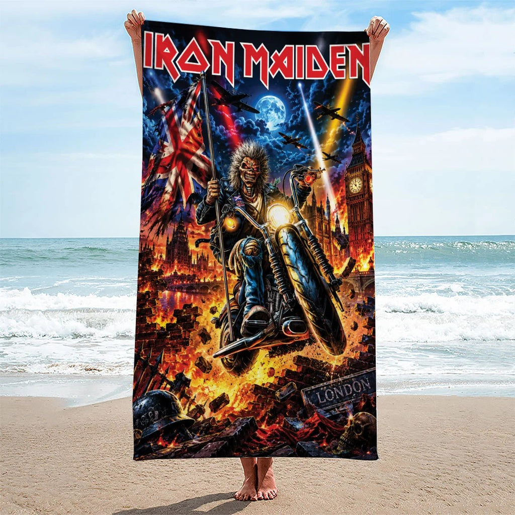 Iron Maiden Rectangle Beach Towel – TANTN25990