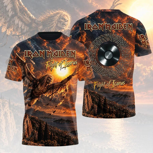 Iron Maiden Flight of Icarus 3D Apparel – HOATT26768