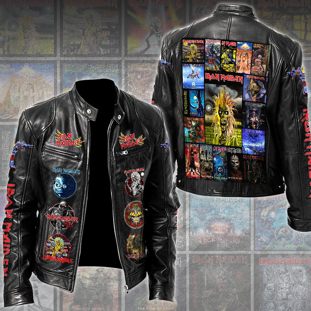 Iron Maiden Motorcycle Leather Jacket – TMTHU2979
