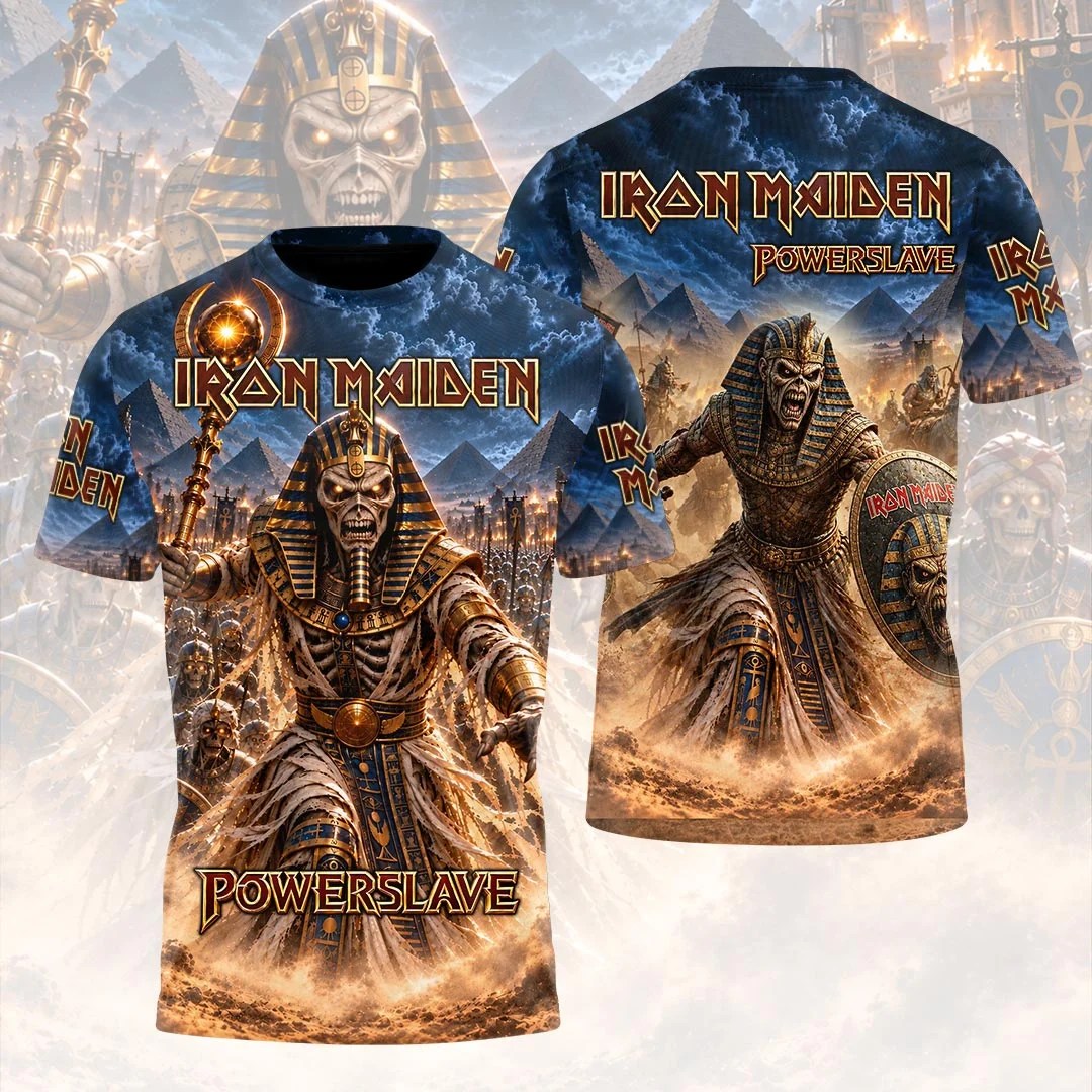 Iron Maiden Powerslave 3D Apparel – HOATT26766