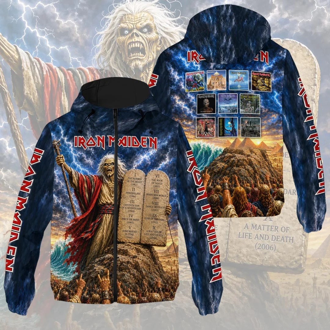 Iron Maiden 3D Windbreaker Jacket – HOATT21443