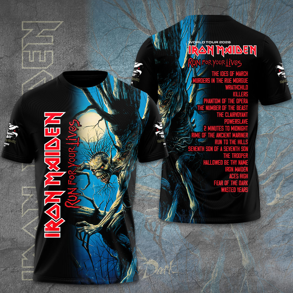 Iron Maiden 2026 World Tour 3D Apparel – GNE6662