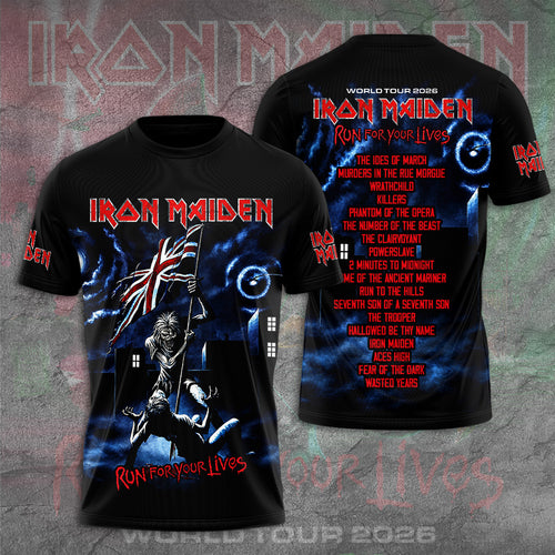 Iron Maiden 2026 World Tour 3D Apparel – GNE6845
