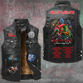 Iron Maiden 2026 World Tour Premium 2D Sleeveless Leather Vest – GNE6715