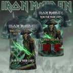 Iron Maiden 2026 World Tour 3D Apparel – TMTHU8124