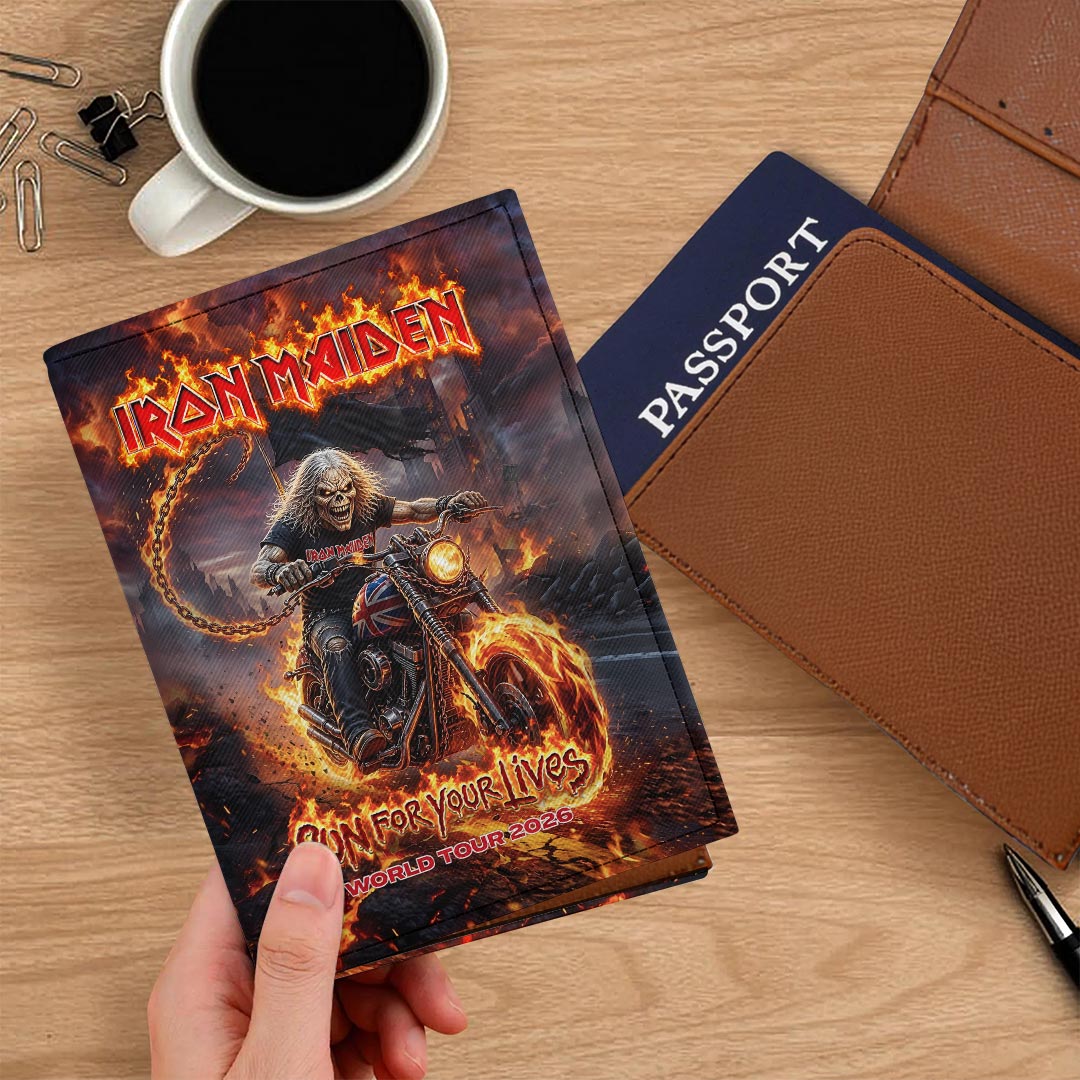 Iron Maiden 2026 World Tour Leather Passport Cover – HOATT18036