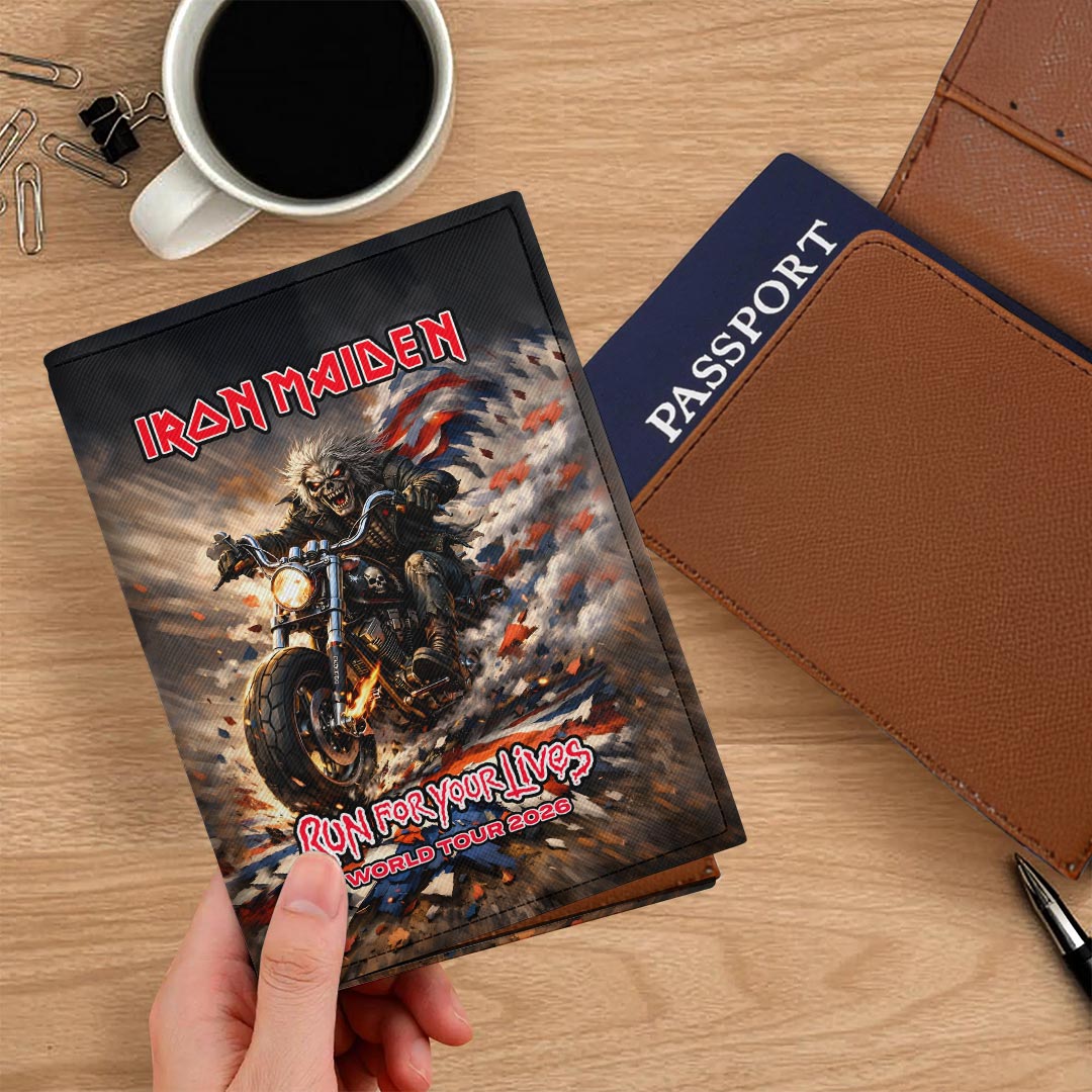 Iron Maiden 2026 World Tour Leather Passport Cover – HOATT18037