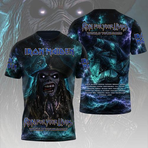 Iron Maiden 2026 World Tour 3D Apparel – HOATT19953