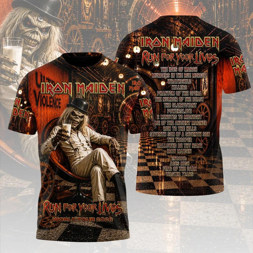 Iron Maiden 2026 World Tour 3D Apparel – HOATT20683