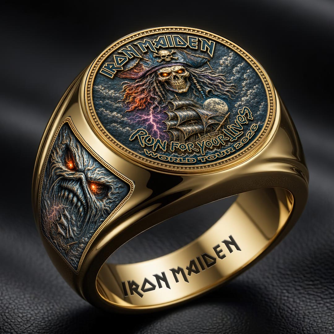 Iron Maiden 3D Engraved Ring – HOATT19530