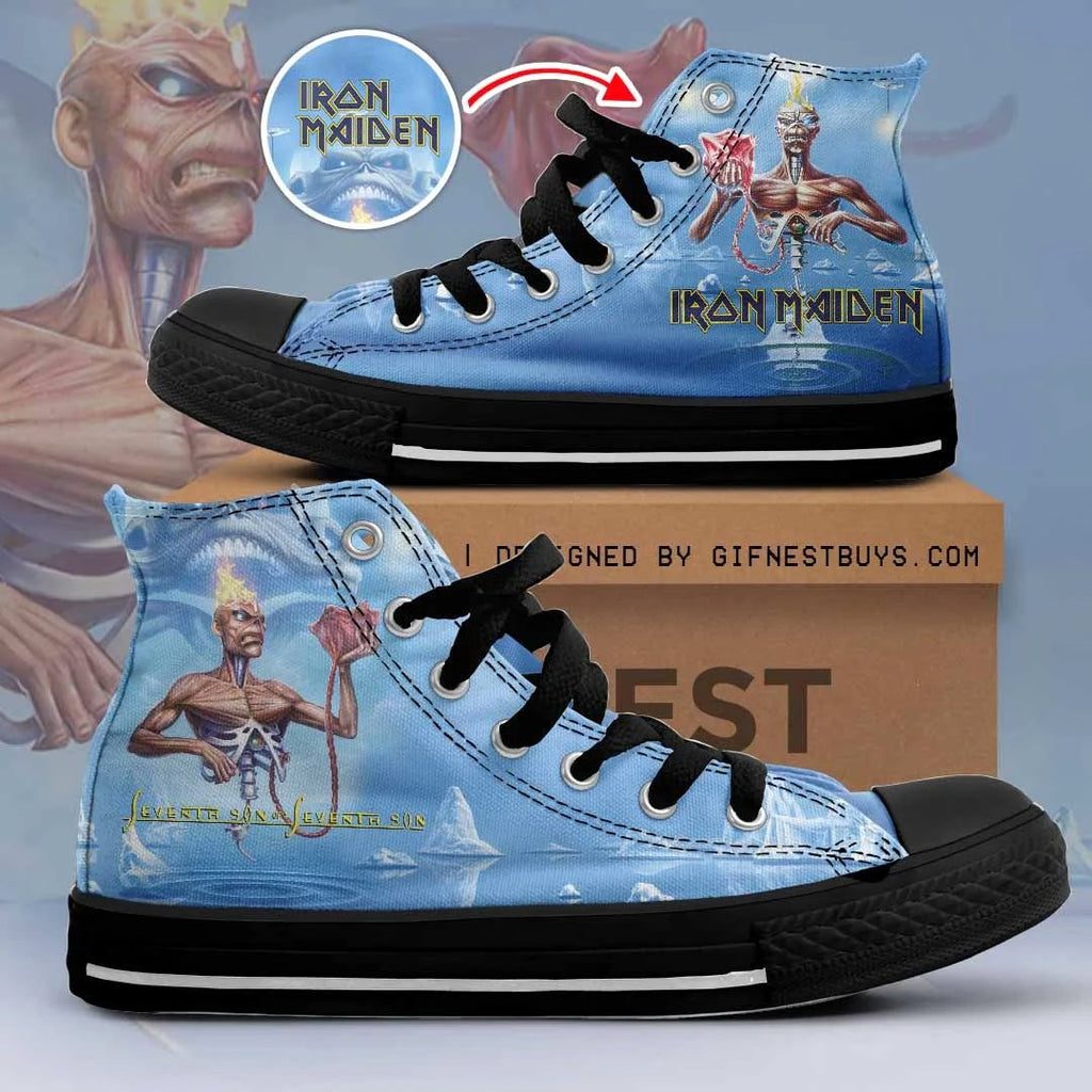Iron Maiden High Top Canvas Shoes – GNE8794