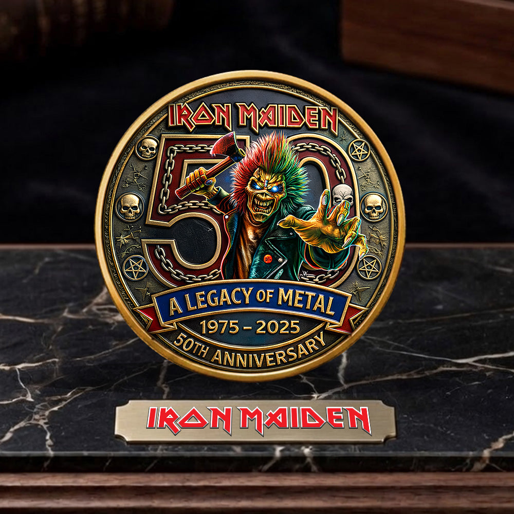 Iron Maiden 50th Anniversary Commemorative Coin – VANDH5067