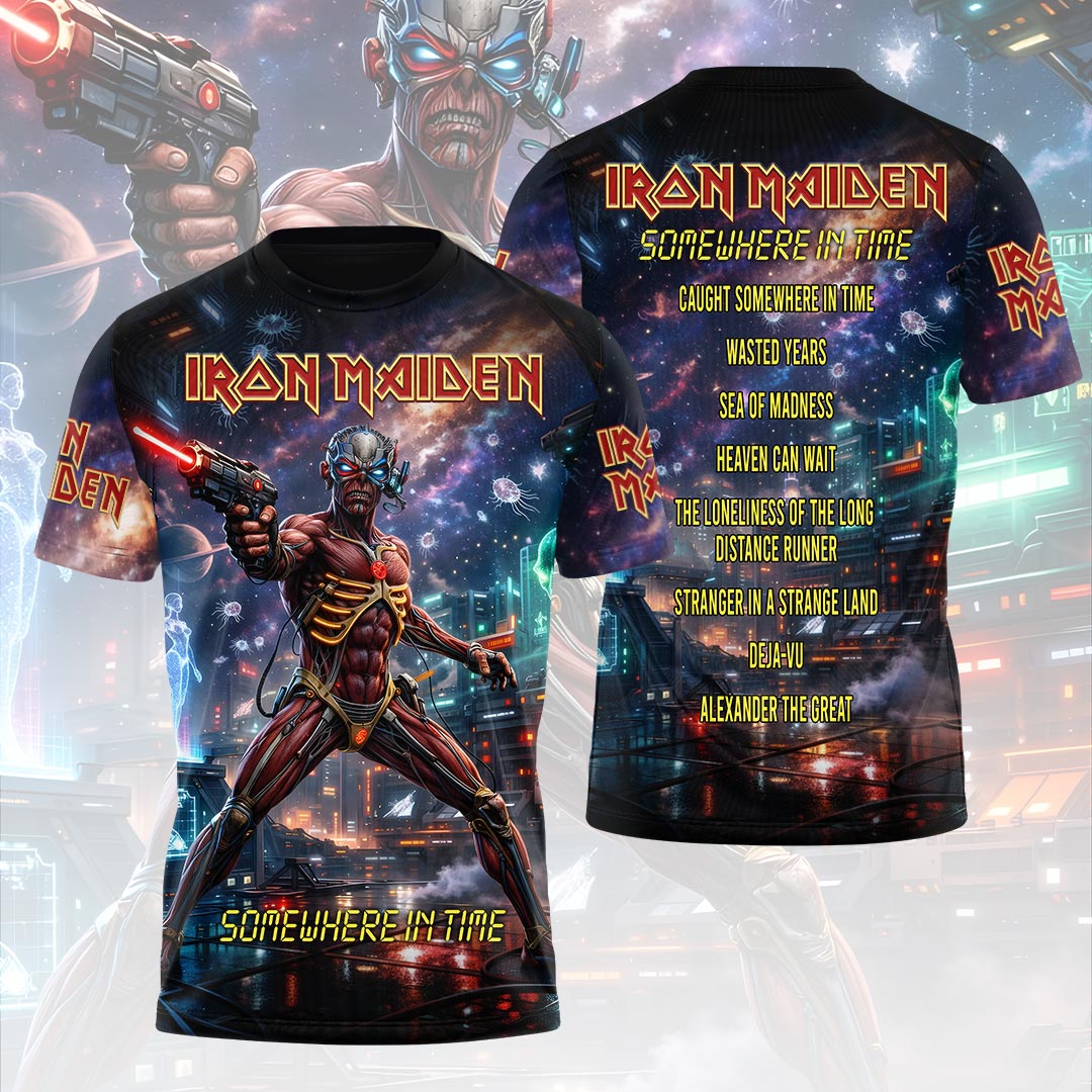 Iron Maiden 2026 World Tour 3D Apparel – HOATT19146