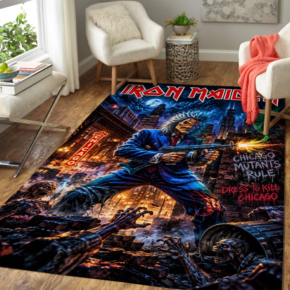 Iron Maiden Tour 2026 Rectangular Rug – TANTN25912