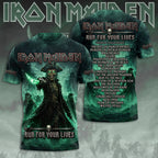 Iron Maiden World Tour 2026 3D Apparel – TMTHU8117