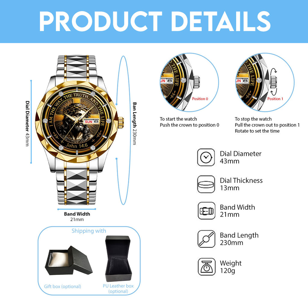 Jesus Alloy Luxury Quartz Watch – TMTHU 268
