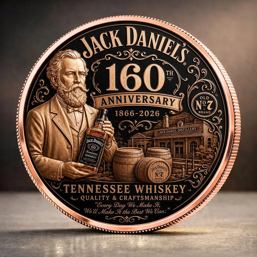 Jack Daniel's 160th Anniversary Commemorative Coin – TANTN25273