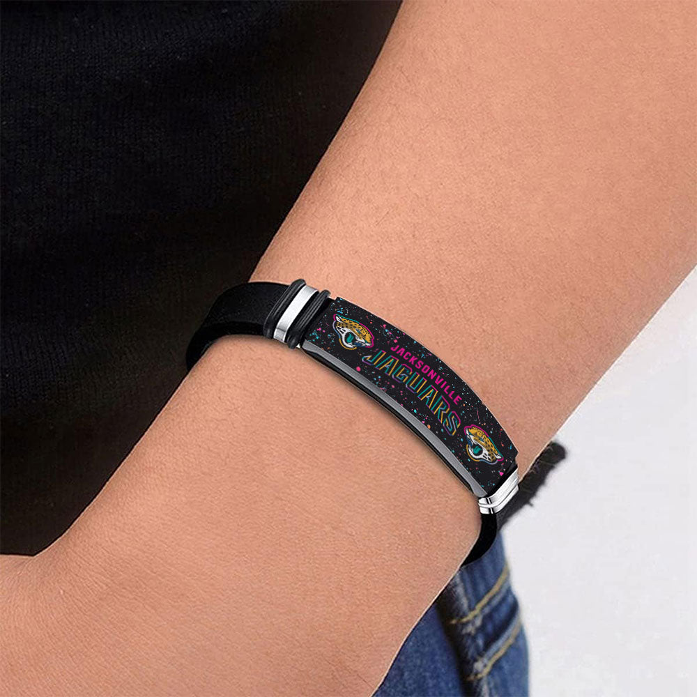 Jacksonville Jaguars Crucial Catch 2025 Photo Bracelet – TANTN15956