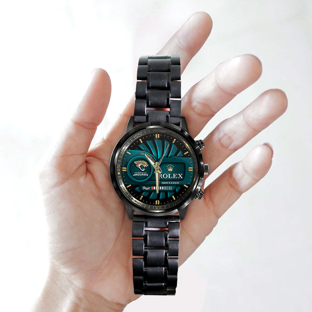 Jacksonville Jaguars x Rolex Black Stainless Steel Watch – MAITM13133
