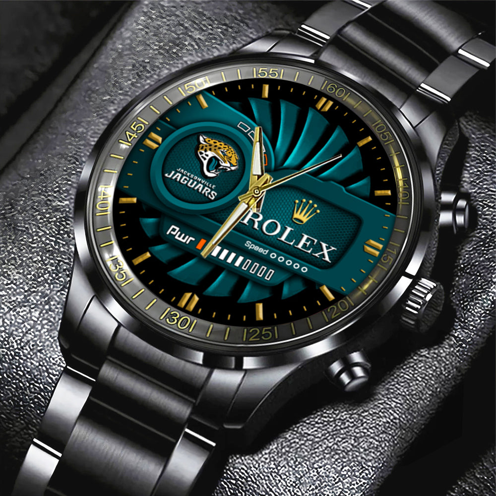 Jacksonville Jaguars x Rolex Black Stainless Steel Watch – MAITM13133