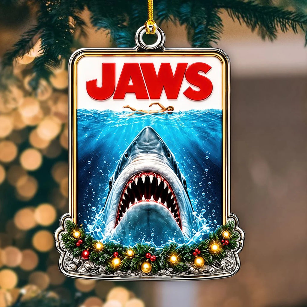 Jaws Custom Shape 2-side Printed Acrylic Ornament – HOAT21480