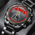 Jaws 50 Years Anniversary Black Stainless Steel Watch – TANTN16994