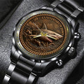 Jaws 50th Anniversary Black Stainless Steel Watch – MAITM13750