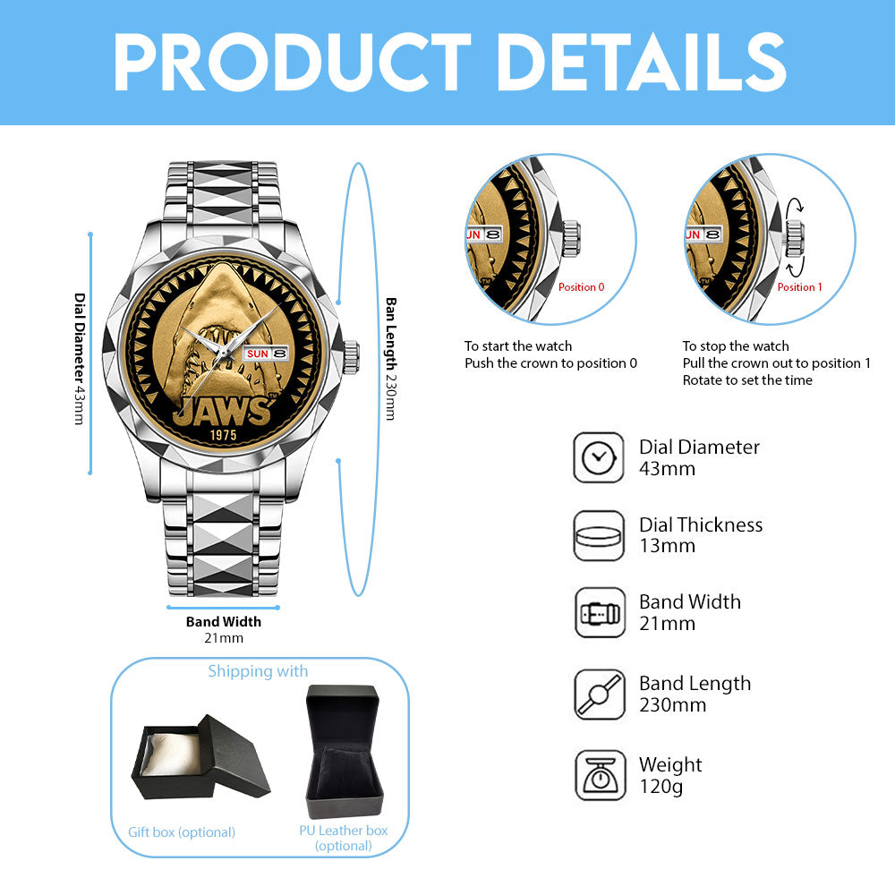 Jaws Alloy Luxury Quartz Watch – MAITM 12063