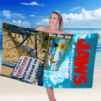 Jaws Rectangle Beach Towel – HOATT 11788