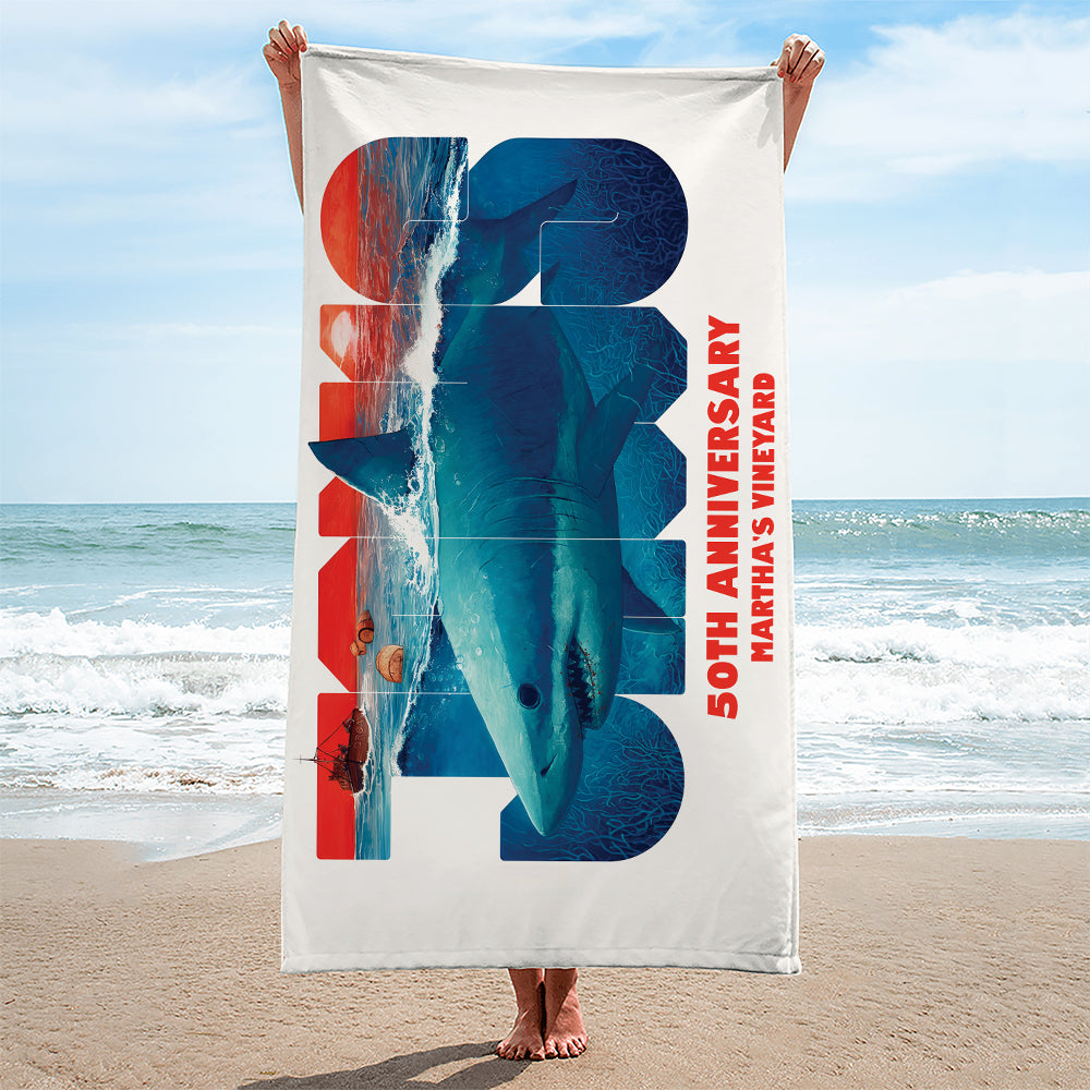 Jaws Rectangle Beach Towel – TANTN 14185