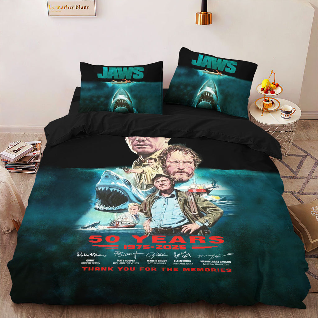 Jaws 3-Piece Duvet Bedding Set – HOATT 10664