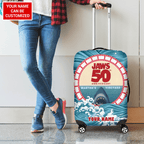 Personalized Jaws Luggage Cover – TANTN 12542