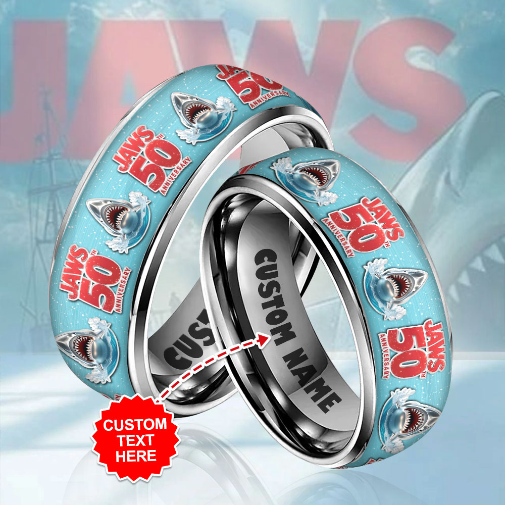 Personalized Jaws Custom Alloy Ring – MAITM 11945