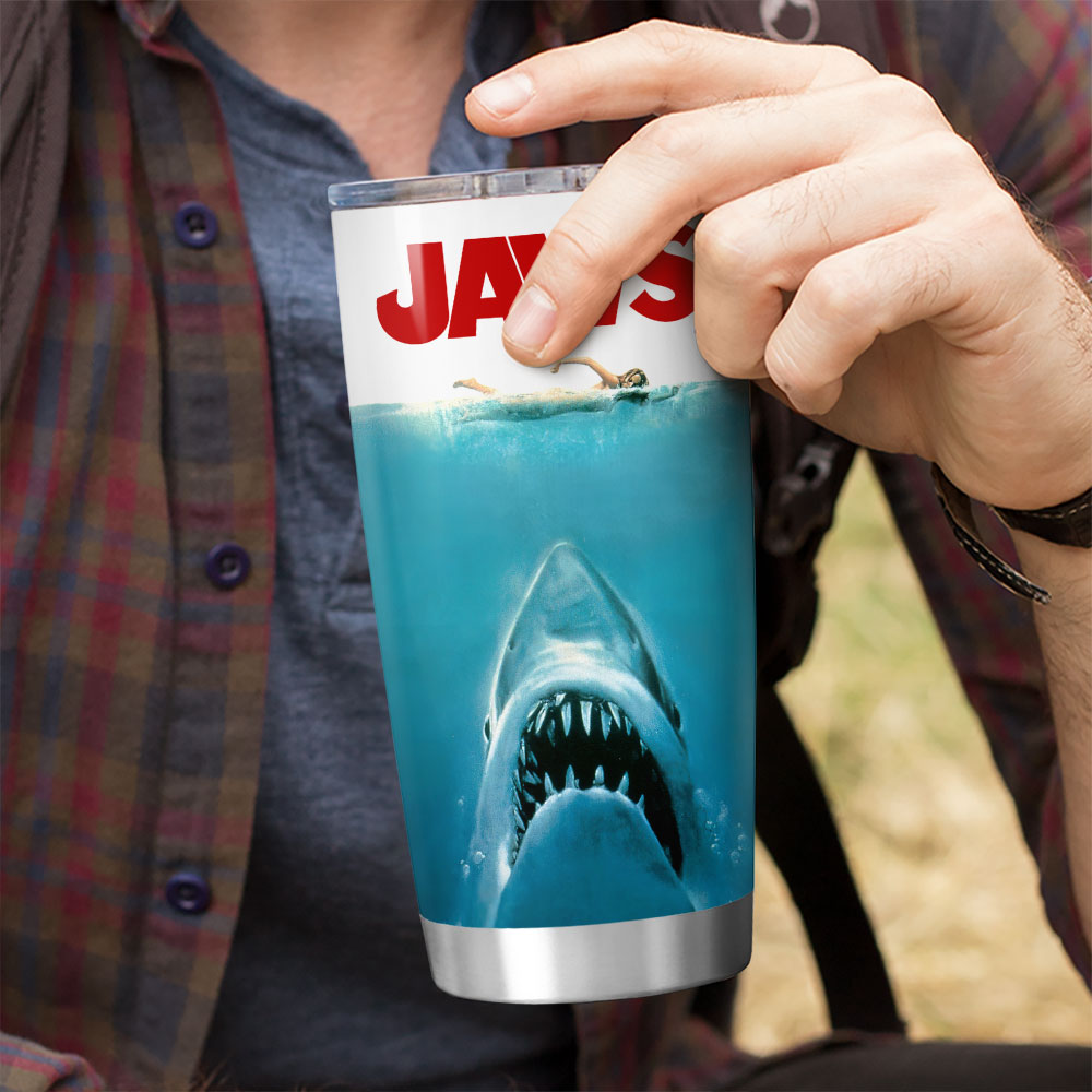 Personalized Jaws Tumbler Cup – HOATT 10089