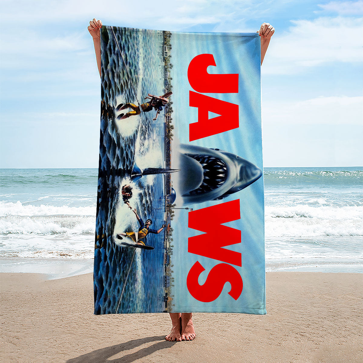 Jaws Rectangle Beach Towel – MAITM 12486
